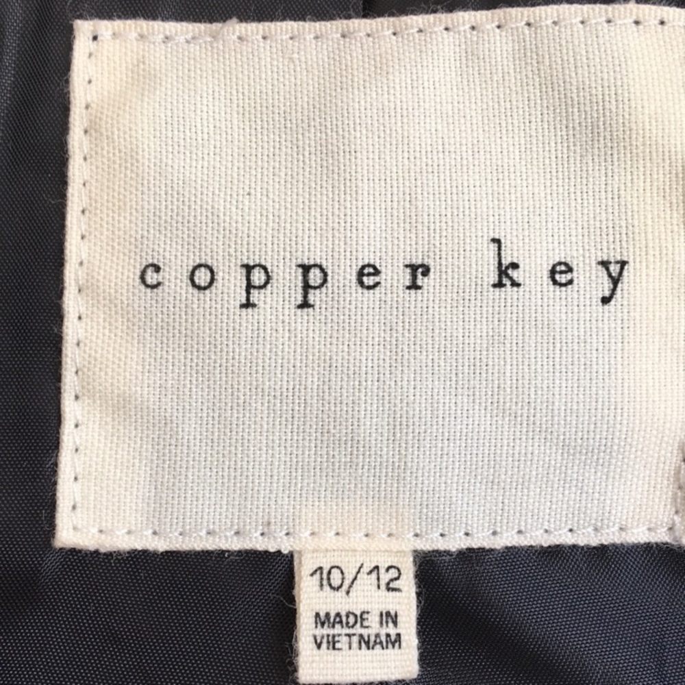•host pick• Copper Key Girls Velvet Trim PeaCoat - Picture 5 of 8